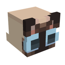 Black skin: head render