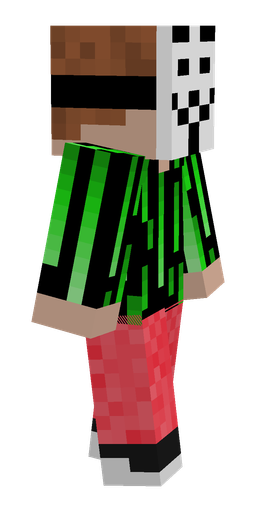 Black skin: body, right side render