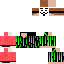 Black skin: raw texture render