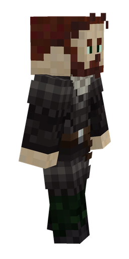 Black skin: body, right side render