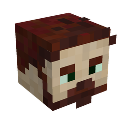 Black skin: head render
