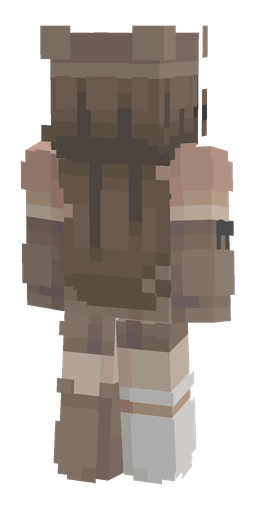Gray skin: body, back render