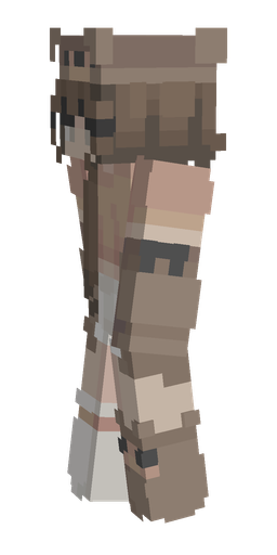 Gray skin: body, left side render