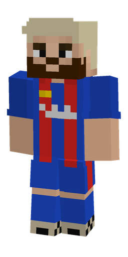 Blue skin: body, front render