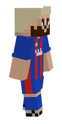 Blue skin: body, right side render