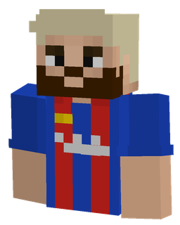 Blue skin: bust render