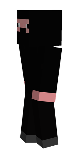 Black skin: body, left side render