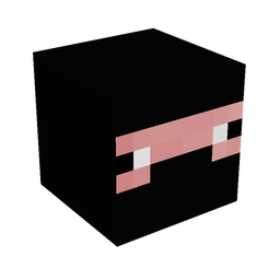 Black skin: head render