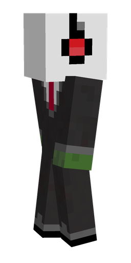 Black skin: body, left side render