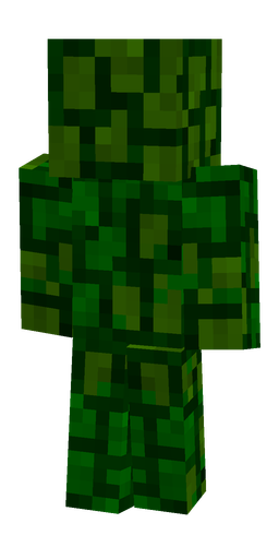 Black skin: body, back render