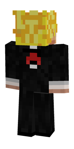 Black skin: body, back render