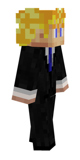 Black skin: body, right side render