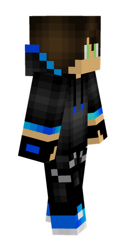 Black skin: body, right side render