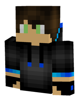 Black skin: bust render