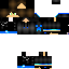 Black skin: raw texture render