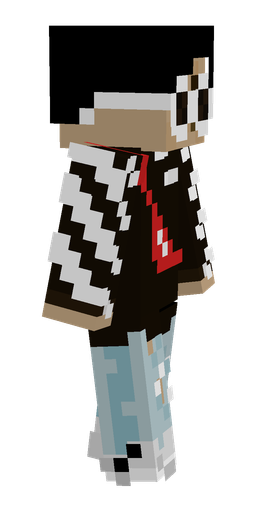 Black skin: body, right side render
