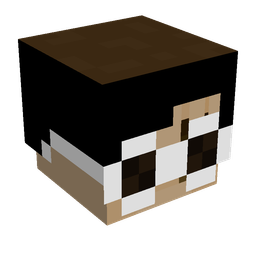 Black skin: head render