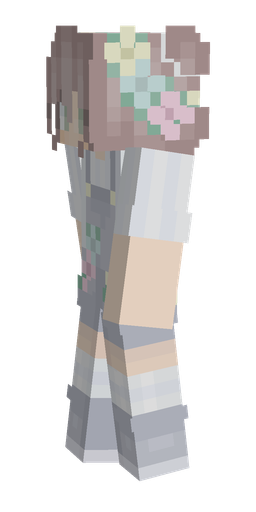 Blue skin: body, left side render