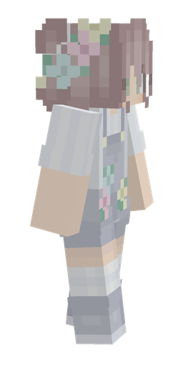 Blue skin: body, right side render