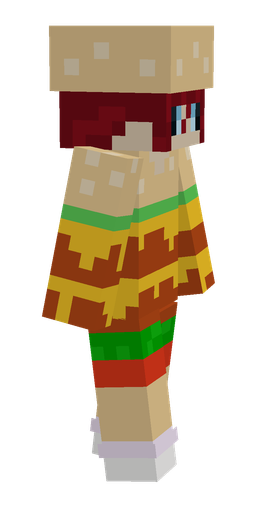 Brown skin: body, right side render