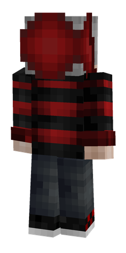 Black skin: body, back render