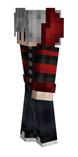 Black skin: body, left side render
