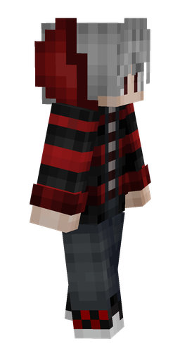 Black skin: body, right side render
