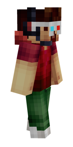 Black skin: body, right side render