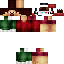 Black skin: raw texture render