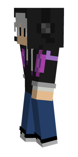 Black skin: body, left side render
