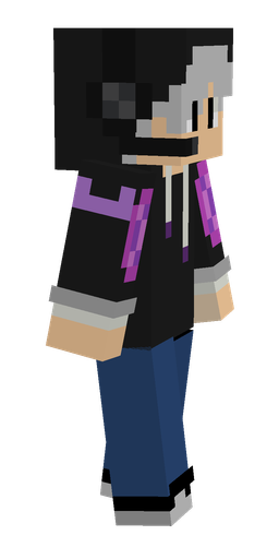 Black skin: body, right side render