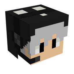 Black skin: head render