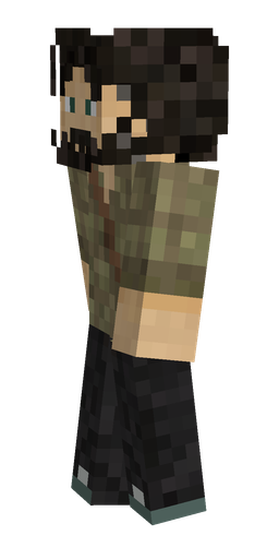 Black skin: body, left side render