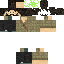 Black skin: raw texture render