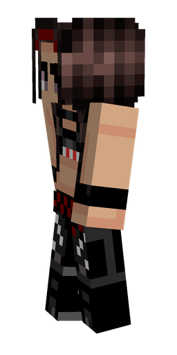 Black skin: body, left side render