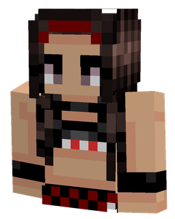 Black skin: bust render