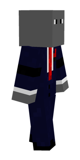 Black skin: body, right side render