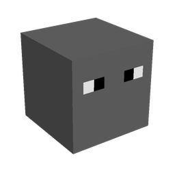 Black skin: head render