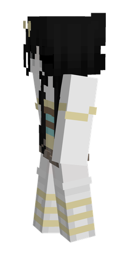Black skin: body, left side render