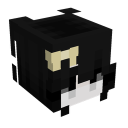 Black skin: head render