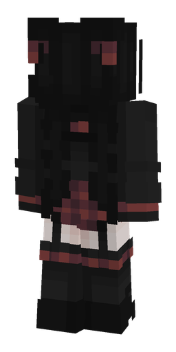 Black skin: body, back render