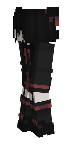 Black skin: body, left side render
