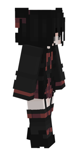 Black skin: body, right side render