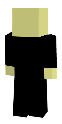 Black skin: body, back render