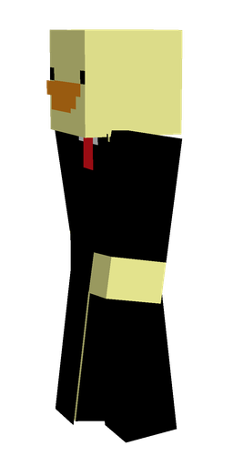 Black skin: body, left side render