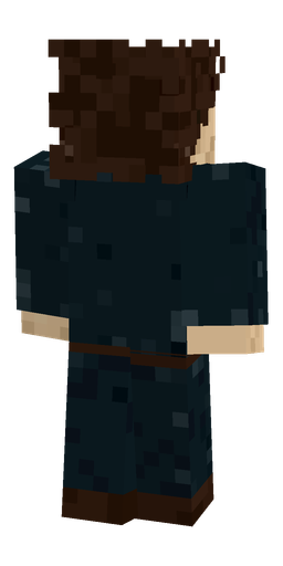 Black skin: body, back render