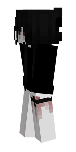 Black skin: body, left side render