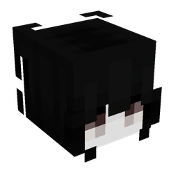 Black skin: head render
