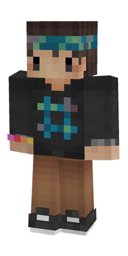 Black skin: body, front render