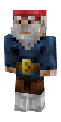 Blue skin: body, front render